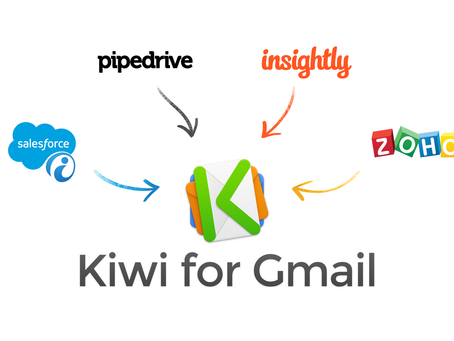 Get Salesforce, Insightly, Zoho, or Pipedrive in Kiwi!